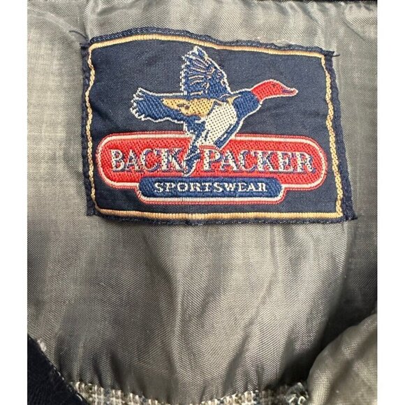 Vintage‎ Back Packer Sportswear Men's Flannel button up shirt, sz XL - Picture 2 of 6